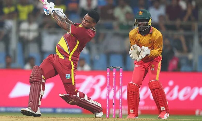 वेस्टइंडीज-का-तूफान-बरकरार,-सुपर-8-में-जिम्बाब्वे-पर-107-रन-की-बड़ी-जीत