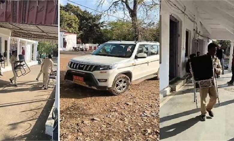 ऐतिहासिक-कुर्की:-pwd-ऑफिस-से-sdo-की-गाड़ी,-मेज,-कुर्सी,-पंखे-तक-कुर्क,-बकाया-न-चुकाने-पर-भवन-भी-होगा-कुर्क