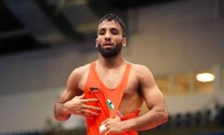 अल्बानिया-में-सुजीत-कलकल-का-जलवा,-यूनाइटेड-वर्ल्ड-रेसलिंग-रैंकिंग-सीरीज-में-जीता-गोल्ड