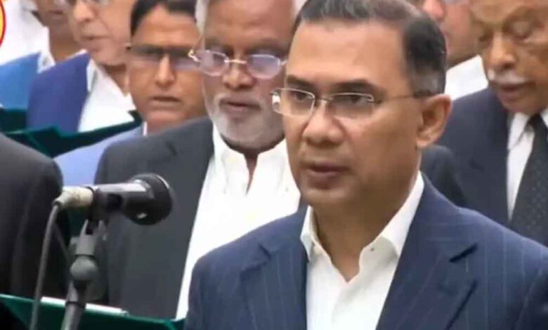 बांग्लादेश-में-छवि-सुधार-मिशन-पर-तारिक-रहमान,-कैबिनेट-में-दो-हिंदू-चेहरों-को-दी-जगह