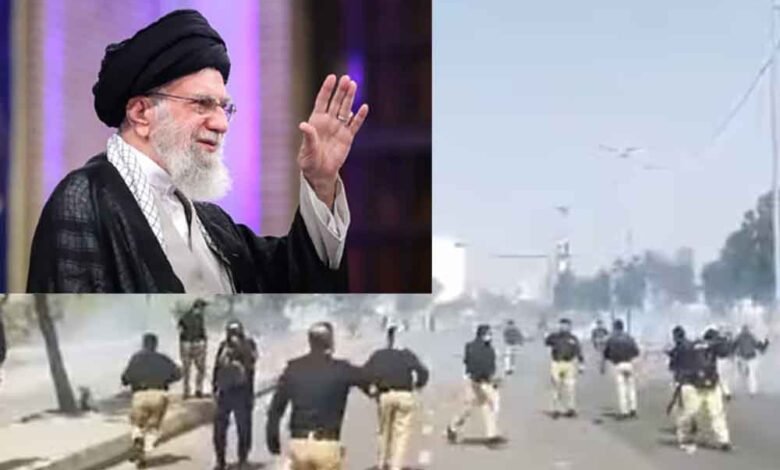 खामेनेई-की-मौत-के-बाद-भड़का-पाकिस्तान,-कराची-में-अमेरिकी-दूतावास-पर-हमला,-9-की-मौत