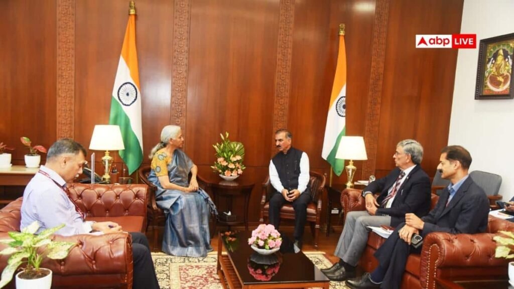 himachal-news:-cm-सुक्खू-ने-वित्त-मंत्री-निर्मला-सीतारमण-से-की-मुलाकात,-हिमाचल-के-लिए-मांगा-स्पेशल-पैकेज