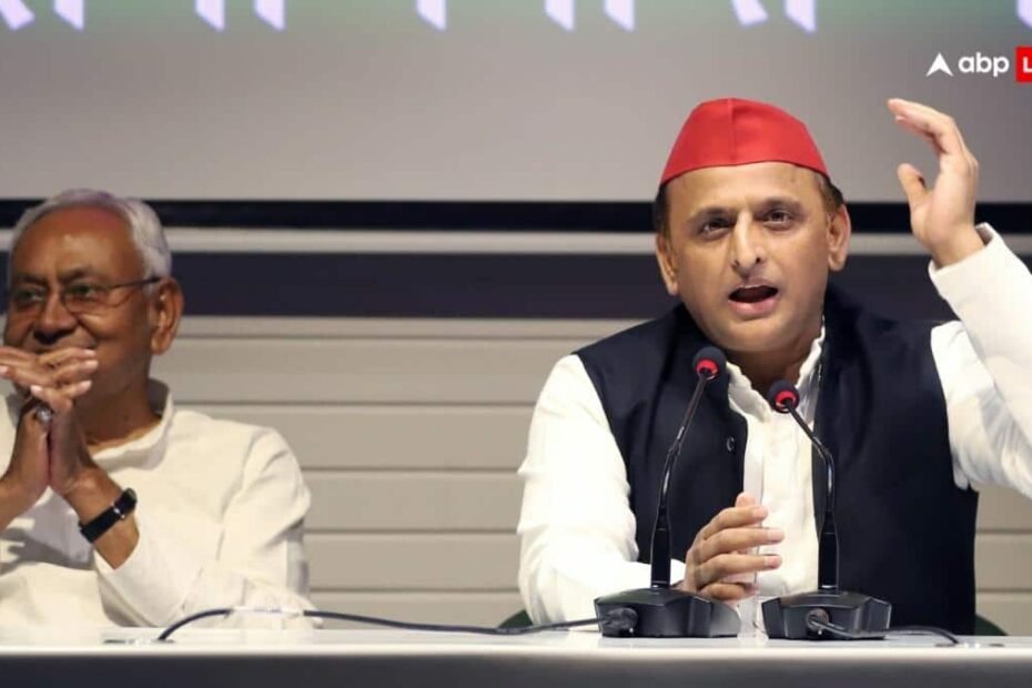 नीतीश-कुमार-के-राज्यसभा-जाने-पर-अखिलेश-यादव-की-तीखी-प्रतिक्रिया,-कहा-भाजपा-ने-फिरौती-में-पूरा-बिहार-मांग-लिया