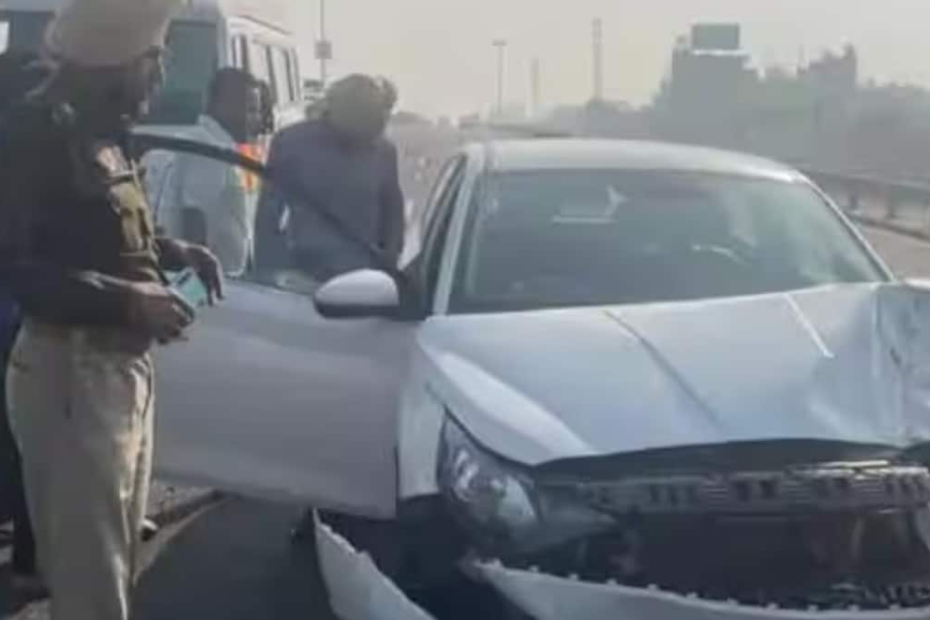 लुधियाना-फिरोजपुर-हाईवे-पर-दर्दनाक-हादसा!-टक्कर-के-बाद-कार-में-फंसी-बाइक,-युवक-की-मौत