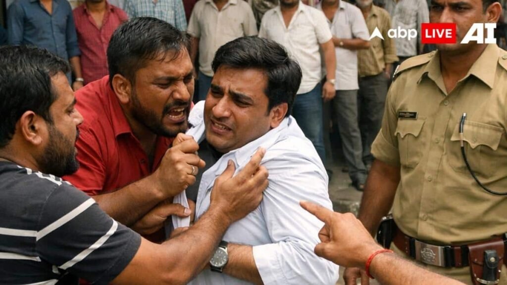 यूपी:-हरदोई-में-अपराधी-बेखौफ,-डॉक्टर-को-बेरहमी-से-पीटा,-तमाशबीन-बनी-रही-पुलिस