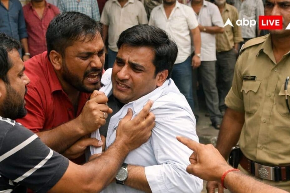 यूपी:-हरदोई-में-अपराधी-बेखौफ,-डॉक्टर-को-बेरहमी-से-पीटा,-तमाशबीन-बनी-रही-पुलिस