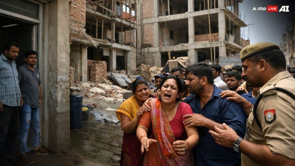 greater-noida-news:-सूरजपुर-में-निर्माणाधीन-मकान-से-गिरने-से-3-साल-के-मासूम-की-मौत,-अस्पताल-पर-लापरवाही-का-आरोप