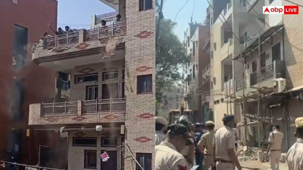 दिल्ली:-उत्तम-नगर-हत्या-मामले-में-आरोपी-का-घर-टूटना-शुरू,-बुलडोजर-लेकर-पहुंचे-mcd-के-अधिकारी