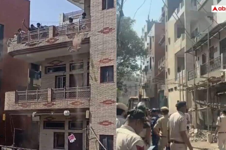 दिल्ली:-उत्तम-नगर-हत्या-मामले-में-आरोपी-का-घर-टूटना-शुरू,-बुलडोजर-लेकर-पहुंचे-mcd-के-अधिकारी