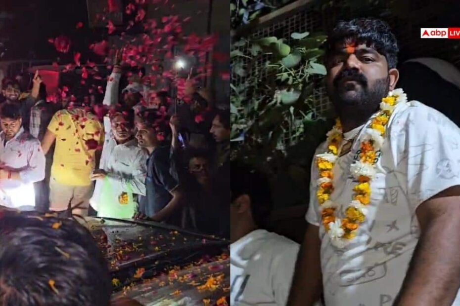 gurgaon-news:-जेल-से-बाहर-आया-मोनू-मानेसर-तो-गांव-के-लोगों-ने-किया-भव्य-स्वागत,-जमकर-चले-पटाखे-और-हुई-नारेबाजी