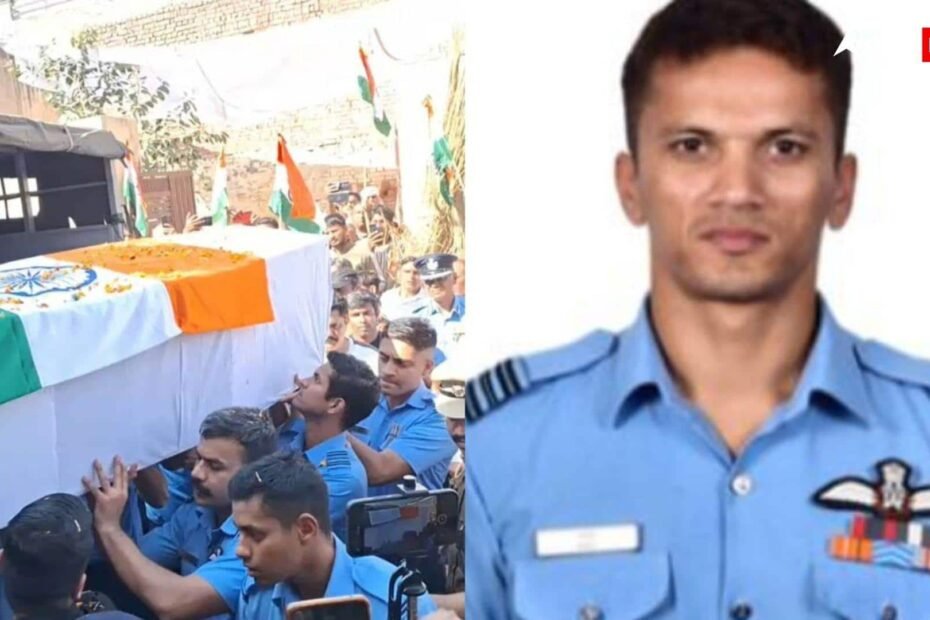 ‘अनुज-शर्मा-अमर-रहें’,-सुखोई-विमान-हादसे-में-शहीद-स्क्वाड्रन-लीडर-की-अंतिम-विदाई,-एयरफोर्स-पायलट-से-होने-वाली-थी-शादी