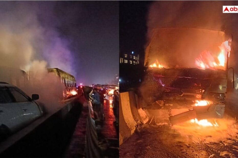 haridwar-news:-मोतीचूर-फ्लाईओवर-पर-कई-वाहन-आपस-में-टकराए,-cng-कार-से-लगी-आग,-महिला-की-मौत