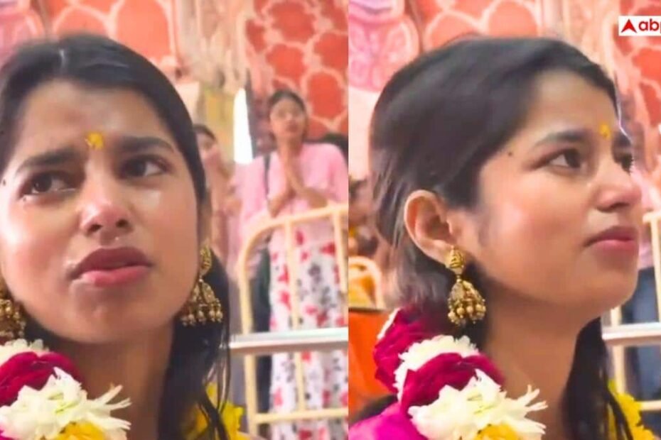 जयपुर-के-गोविंद-देवजी-मंदिर-में-भावुक-हुईं-बीजेपी-विधायक-मैथिली-ठाकुर,-बोलीं-‘मैं-खुद-को-संभाल-नहीं-पाई’