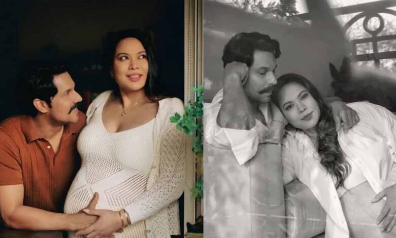 माता-पिता-बनने-से-पहले-रणदीप-हुडा-और-लिन-लैशराम-का-रोमांटिक-मैटरनिटी-फोटोशूट,-एक-दूसरे-में-खोए-दिखे-कपल