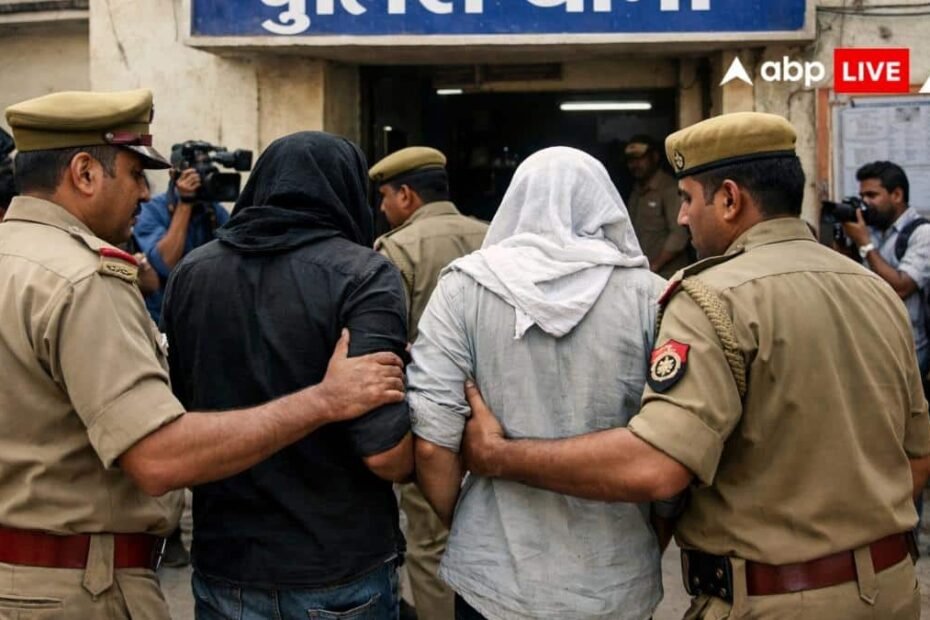 भदोही-में-शख्स-को-जिंदा-जलाकर-मारने-की-कोशिश,-प्रधानपति-और-बेटे-पर-आरोप,-हिरासत-में-2-लोग