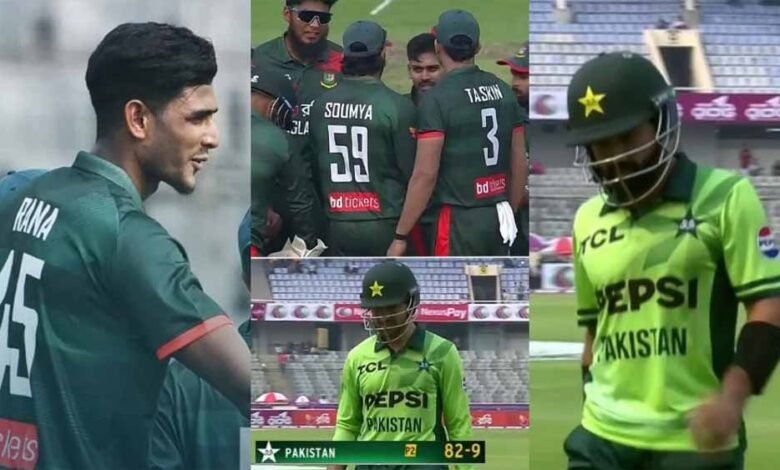 नाहिद-राणा-की-आग-उगलती-गेंदबाजी,-पाकिस्तान-चारों-खाने-चित;-पहले-वनडे-में-बांग्लादेश-ने-दी-करारी-शिकस्त