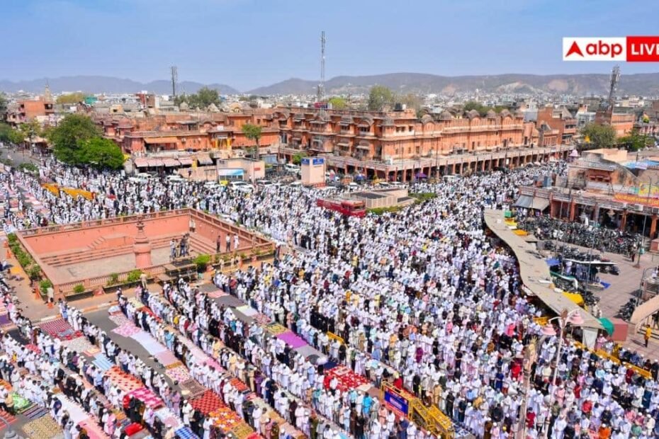 जयपुर:-अलविदा-जुमे-पर-उमड़े-1-लाख-नमाजी,-ईरान-इजरायल-युद्ध-और-गैस-किल्लत-खत्म-होने-की-मांगी-दुआ