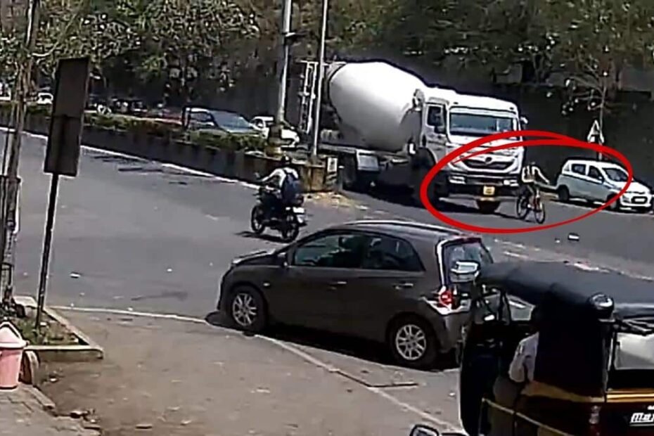 एक-हाथ-में-मोबाइल-दूसरे-में-स्टेयरिंग,-ट्रक-ड्राइवर-ने-15-साल-के-छात्र-को-कुचला,-साइकिल-से-लौट-रहा-था-घर