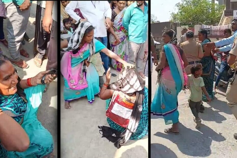 नागपुर-में-अफवाह-का-‘खूनी’-खेल!-बच्चा-चोर-समझकर-60-साल-की-महिला-को-बुरी-तरह-पीटा,-पुलिस-ने-बचाया