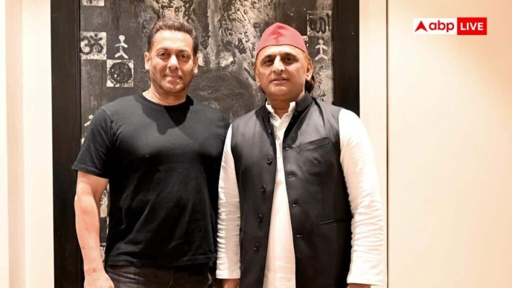अखिलेश-यादव-ने-मुंबई-में-एक्टर-सलमान-खान-से-की-मुलाकात,-पिता-सलीम-खान-का-पूछा-हाल