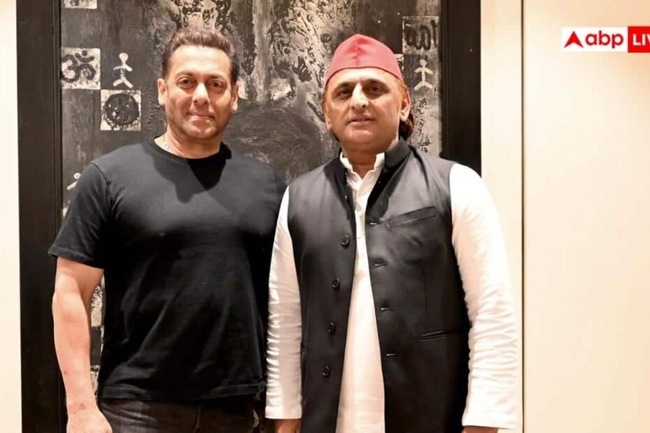 अखिलेश-यादव-ने-मुंबई-में-एक्टर-सलमान-खान-से-की-मुलाकात,-पिता-सलीम-खान-का-पूछा-हाल