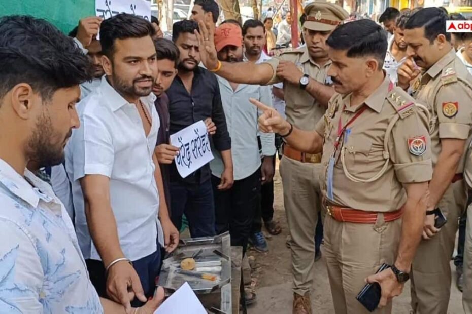 varanasi-news:-एलपीजी-संकट-पर-nsui-का-अनोखा-प्रदर्शन,-6-कार्यकर्ताओं-पर-केस-दर्ज