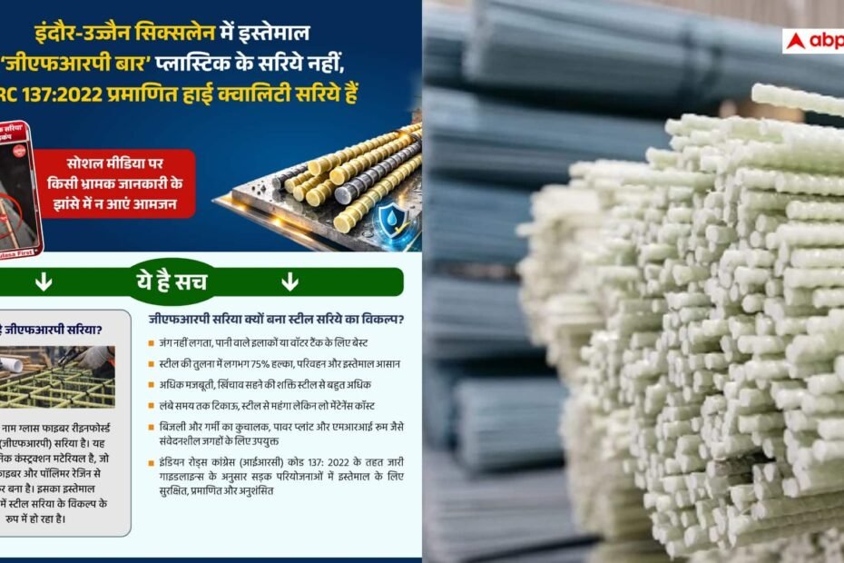 gfrp-bars-usage:-इंदौर-उज्जैन-सिक्स-लेन!-rcc-ड्रेनेज-में-प्लास्टिक-नहीं,-जीएफआरपी-सरियों-का-इस्तेमाल