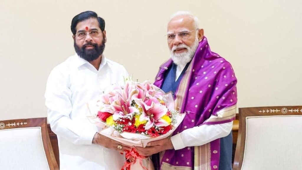 महाराष्ट्र-के-डिप्टी-सीएम-एकनाथ-शिंदे-ने-की-pm-मोदी-से-मुलाकात,-किन-मुद्दों-पर-हुई-बात?