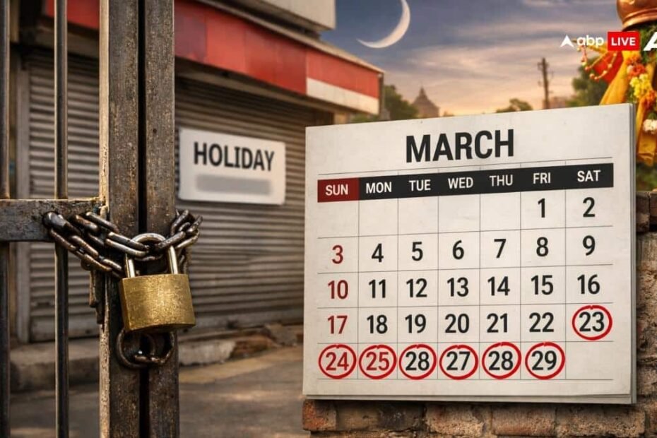 up-holiday-news:-मार्च-के-आखिरी-दिनों-में-स्कूल-बैंक-की-भरमार-छुट्टियां,-जानें-कब-कब-रहेंगे-बंद