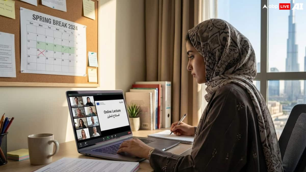 uae-में-फिर-ऑनलाइन-पढ़ाई-का-फैसला,-स्प्रिंग-ब्रेक-के-बाद-भी-दो-हफ्ते-घर-से-ही-होगी-क्लास