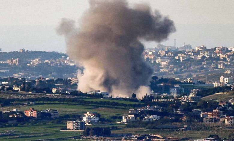 लेबनान-की-राजधानी-में-इजरायली-मिसाइल-से-तबाही,-बड़ी-इमारत-ढही,-6-लोगों-की-मौत