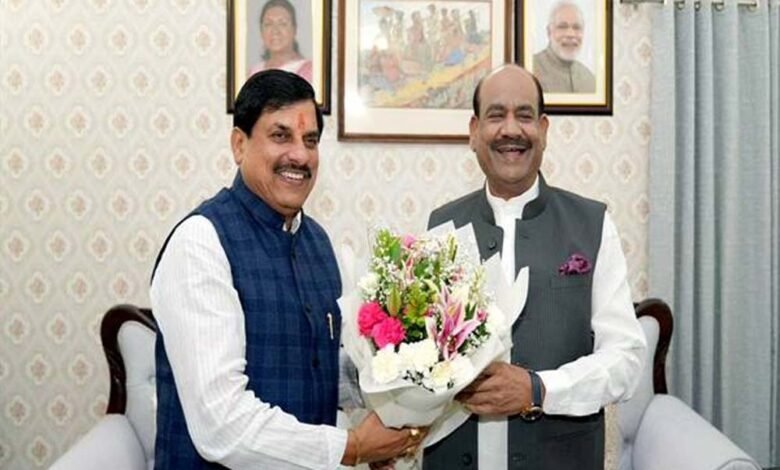 मुख्यमंत्री-डॉ.-यादव-ने-लोकसभा-अध्यक्ष-बिरला-से-की-भेंट