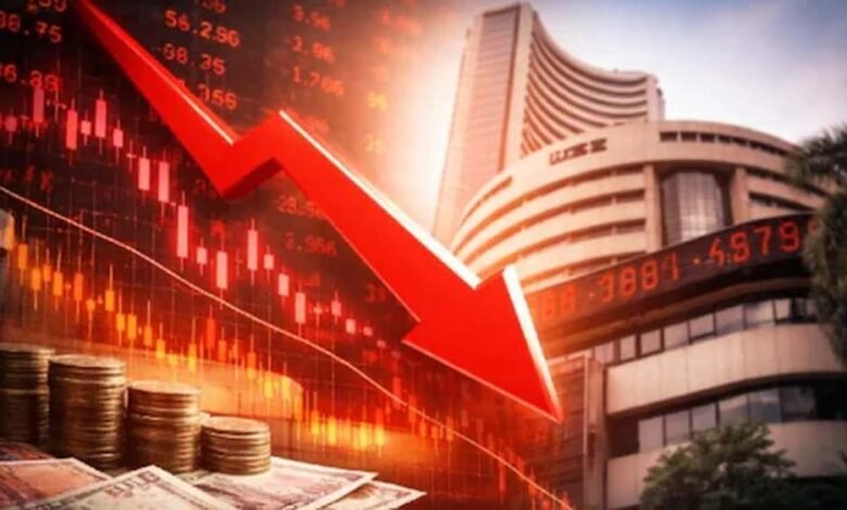 ट्रंप-की-धमकी-का-असर:-खुलते-ही-बाजार-में-8-लाख-करोड़-डूबे,-सेंसेक्स-1800-अंक-लुढ़का