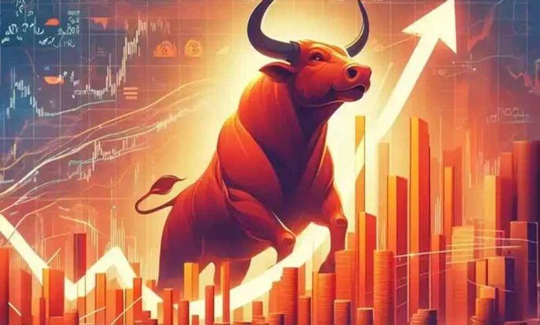 शेयर-बाजार-में-आज-बड़ा-उछाल,-सेंसेक्स-में-1000-अंकों-की-बढ़त,-निफ्टी-22850-के-करीब!