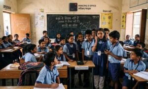 टीचर-गायब-तो-बच्चे-करेंगे-कॉल:-क्लासरूम-में-स्पीकर-माइक-से-होगी-निगरानी