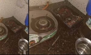 रसोई-में-बड़ा-हादसा-टला:-इंडक्शन-चूल्हा-बम-की-तरह-फटा,-कांच-के-टुकड़े-उड़कर-बिखरे