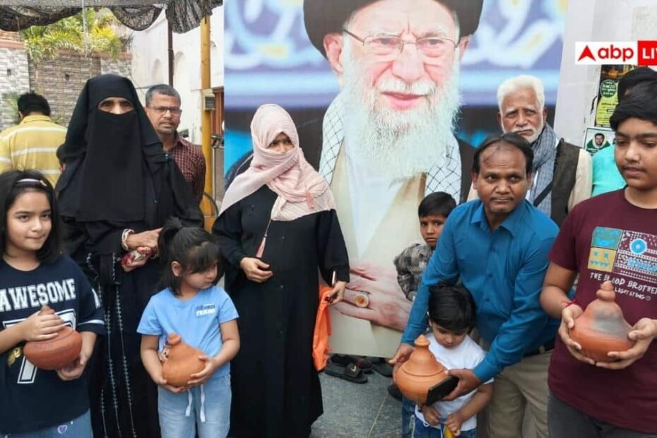 lucknow-news:-ईरान-की-मदद-के-लिए-आया-शिया-समुदाय,-दरगाह-हजरत-अब्बास-पर-महिलाओं-बच्चों-ने-जुटाए-रुपये