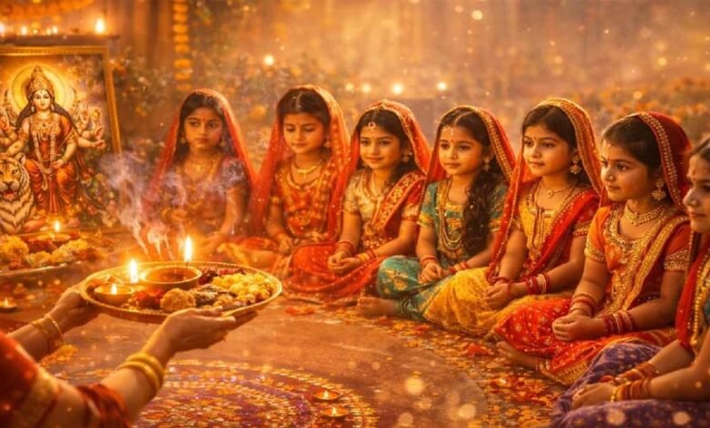 durga-ashtami-2026:-चैत्र-नवरात्र-की-महाअष्टमी-पर-कन्या-पूजन-का-मुहूर्त,-जानें-समय