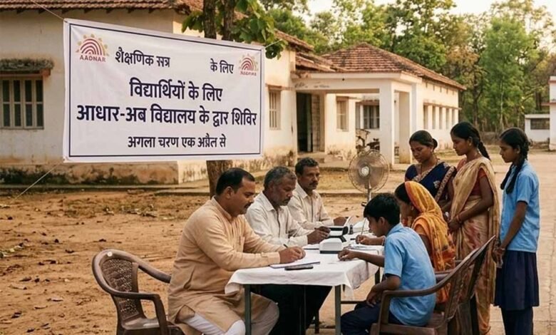 विद्यार्थियों-के-लिए-आधार-अब-विद्यालय-के-द्वार-शिविर-का-अगला-चरण-एक-अप्रैल-से