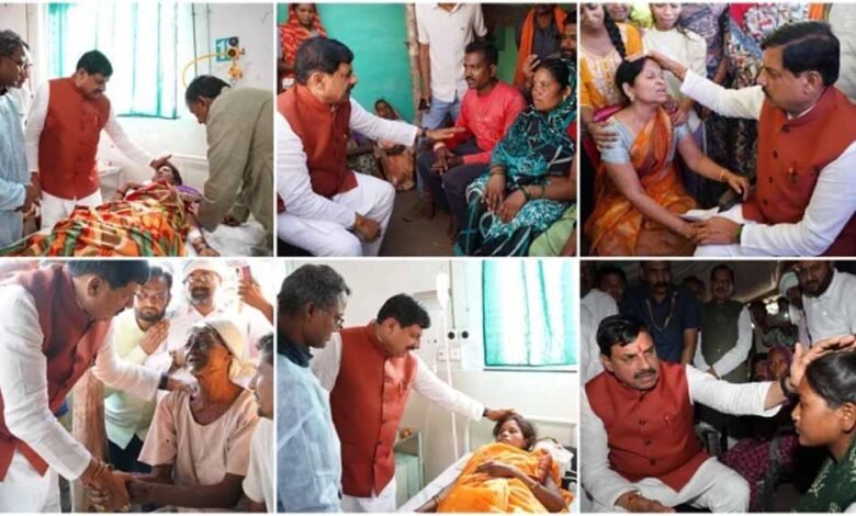 दिल्ली-से-सीधे-छिंदवाड़ा-पहुंचे-cm-यादव,-हादसे-में-मृतकों-के-परिजनों-से-की-संवेदनात्मक-मुलाकात