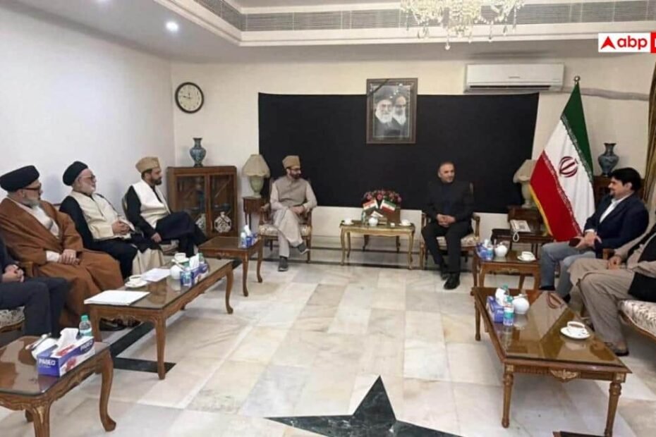 jammu-kashmir-news:-ईरानी-दूतावास-पहुंचे-मीरवाइज-उमर-फारूक,-अयातुल्लाह-खामेनेई-को-दी-श्रद्धांजलि