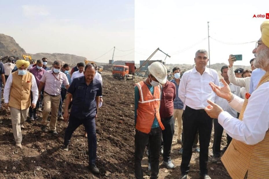 कूड़े-के-पहाड़ों-से-मिलेगी-मुक्ति!-भलस्वा-लैंडफिल-साइट-का-lg-संधू-ने-लिया-जायजा,-‘अभी-भी…’