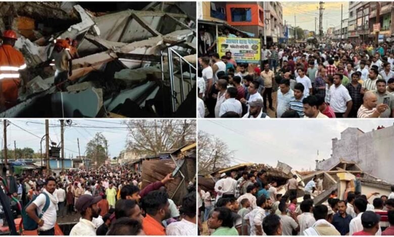 अनूपपुर-में-भवन-गिरने-से-दो-की-मौत,-कई-मलबे-में-दबे;-दो-घायल-अस्पताल-में-भर्ती