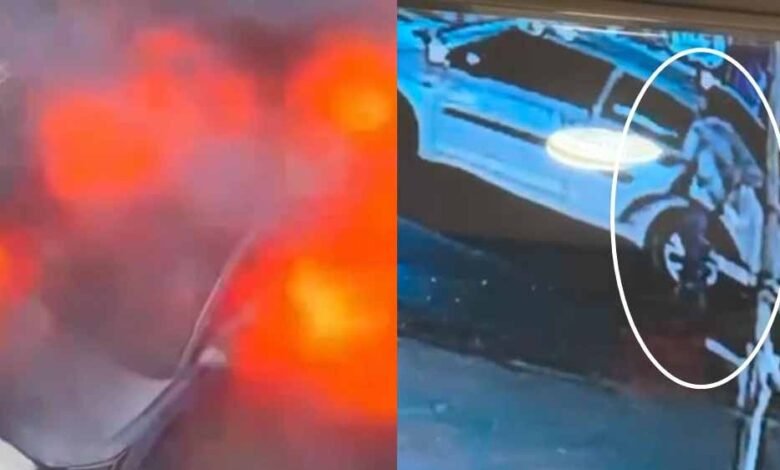 इंदौर-में-कार-की-टक्कर-से-पाइपलाइन-फटी,-धमाके-के-साथ-गैस-रिसाव-से-मचा-हड़कंप