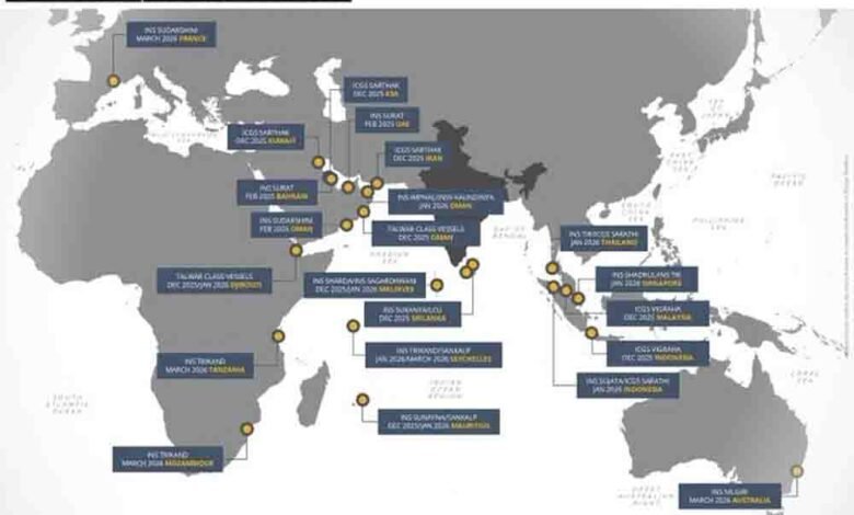 समंदर-में-भारत-की-दहाड,ऑस्ट्रेलिया-से-फ्रांस-तक-दिखा-नौसेना-का-दम,-रणनीतिक-मोर्चों-पर-बढ़ाई-मौजूदगी
