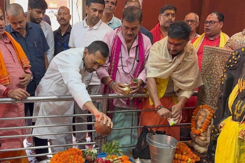 नीतीश-कुमार-के-बेटे-निशांत-पहुंचे-हरिहरनाथ-मंदिर,-नई-सरकार-में-बनेंगे-मंत्री?-कहा-‘इस-बार…’