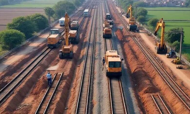 800-मीटर-का-ट्रैक-तैयार,-जुलाई-से-शुरू-होगी-नई-रेल-लाइन,-कई-गांव-होंगे-कनेक्ट