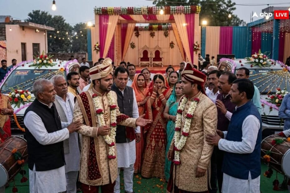 एक-दुल्हन,-एक-मंडप-और-दो-दूल्हे,-मुजफ्फरनगर-में-अपनी-अपनी-बारात-लेकर-पहुंचे-दो-‘राजकुमार’