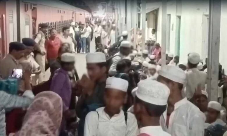 कटनी-स्टेशन-पर-बड़ा-खुलासा:-बिहार-से-महाराष्ट्र-ले-जाए-जा-रहे-167-बच्चों-को-उतारा,-तस्करी-की-आशंका