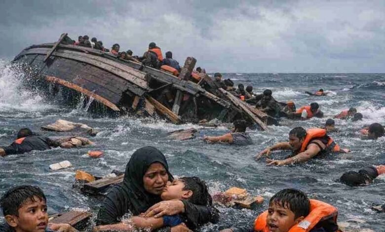 अंडमान-सागर-हादसा:-बीच-समुद्र-में-पलटी-300-रोहिंग्याओं-से-ठुसी-नाव,-250-की-मौत-की-आशंका